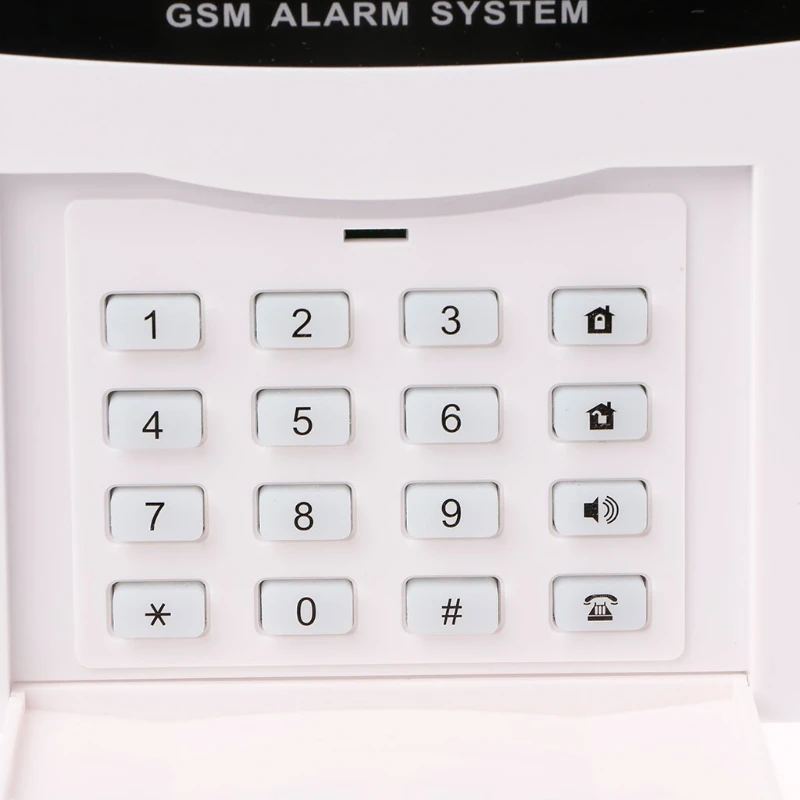 

Home Security Wireless GSM Remote Control LCD Display Door Sensor Alarm System Kit