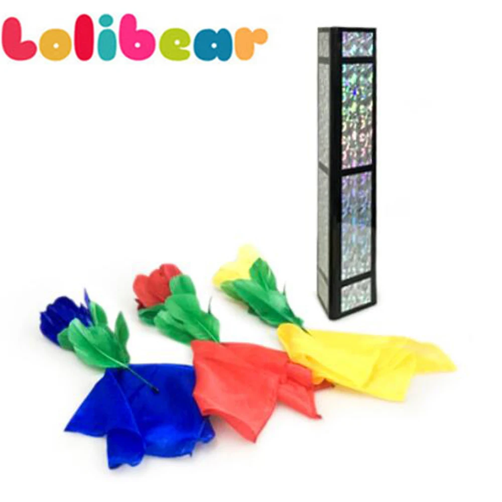 Цветок треугольник Волшебные трюки сцена уличная магия цветы появляется из