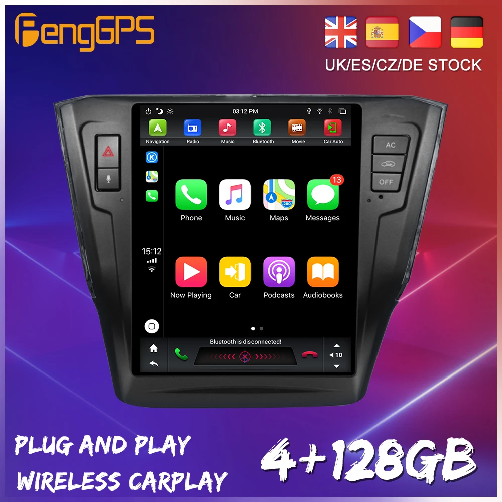128 ГБ Android 9 0 большой вертикальный экран Тесла для Volkswagen VW Passat 2015 2018 CarPlay GPS Радио