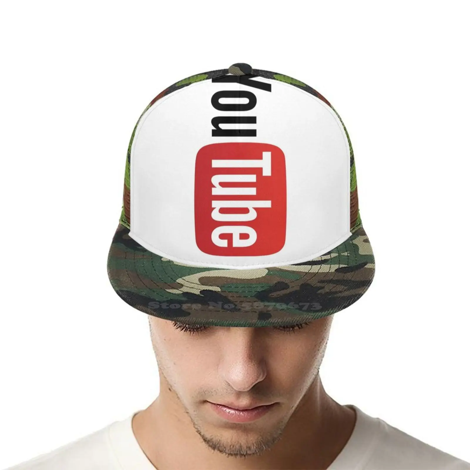 Бейсболка с логотипом на Ютубе Стильная кепка Папа мама весь экран подарок другу