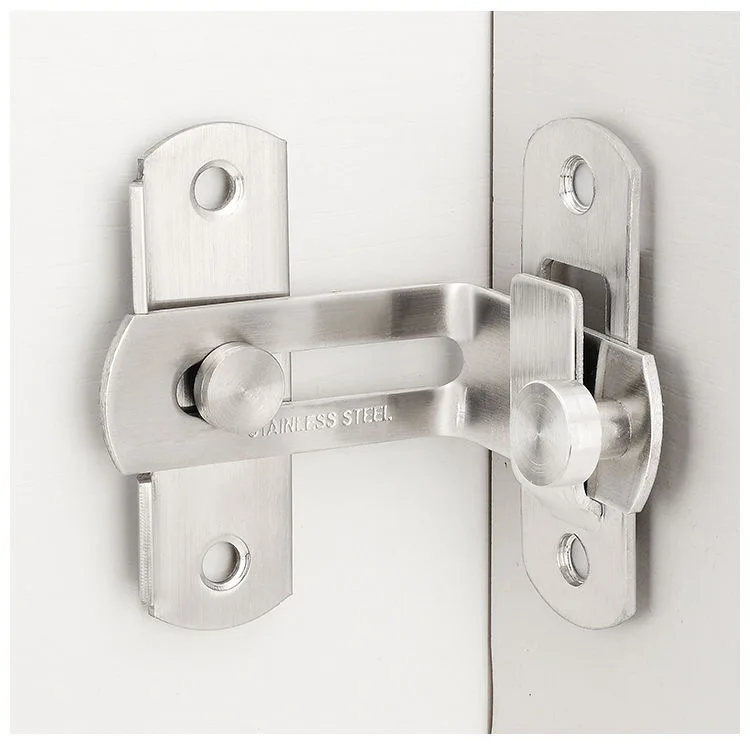 Без отверстия 90 градусов замок двери сарая правый угол раздвижная дверь защелка