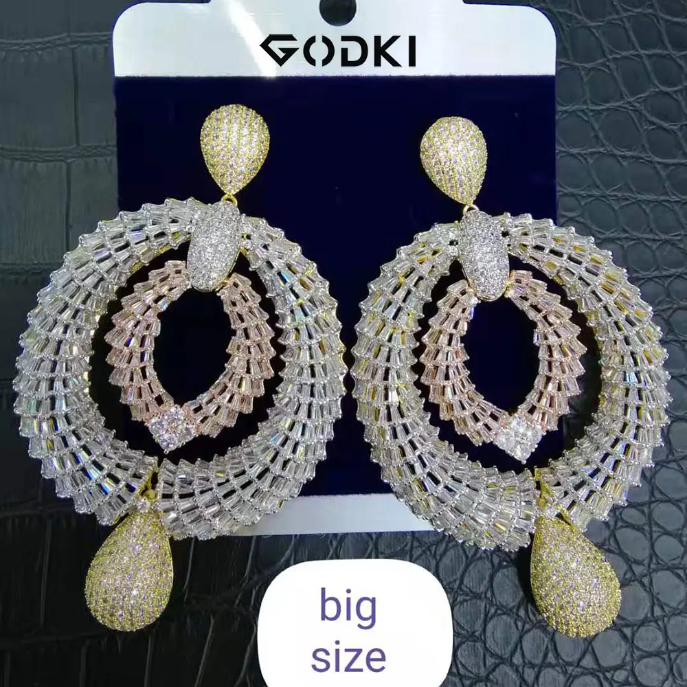 Женские богемные серьги GODKI серьги-подвески геометрической формы 2020 | Украшения и