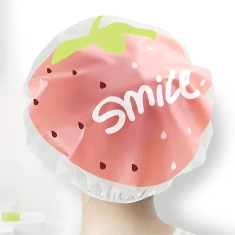 Женская водонепроницаемая шапочка для душа с рисунком арбуза женская купания