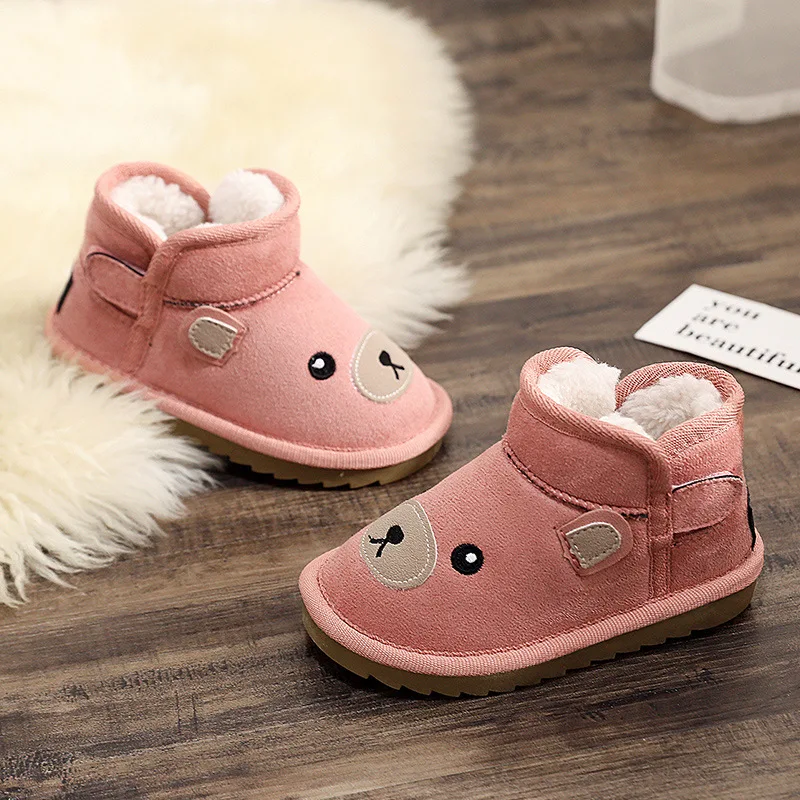 Ботинки детские зимние с плюшевой подкладкой для мальчиков и девочек От 1 до 10 лет