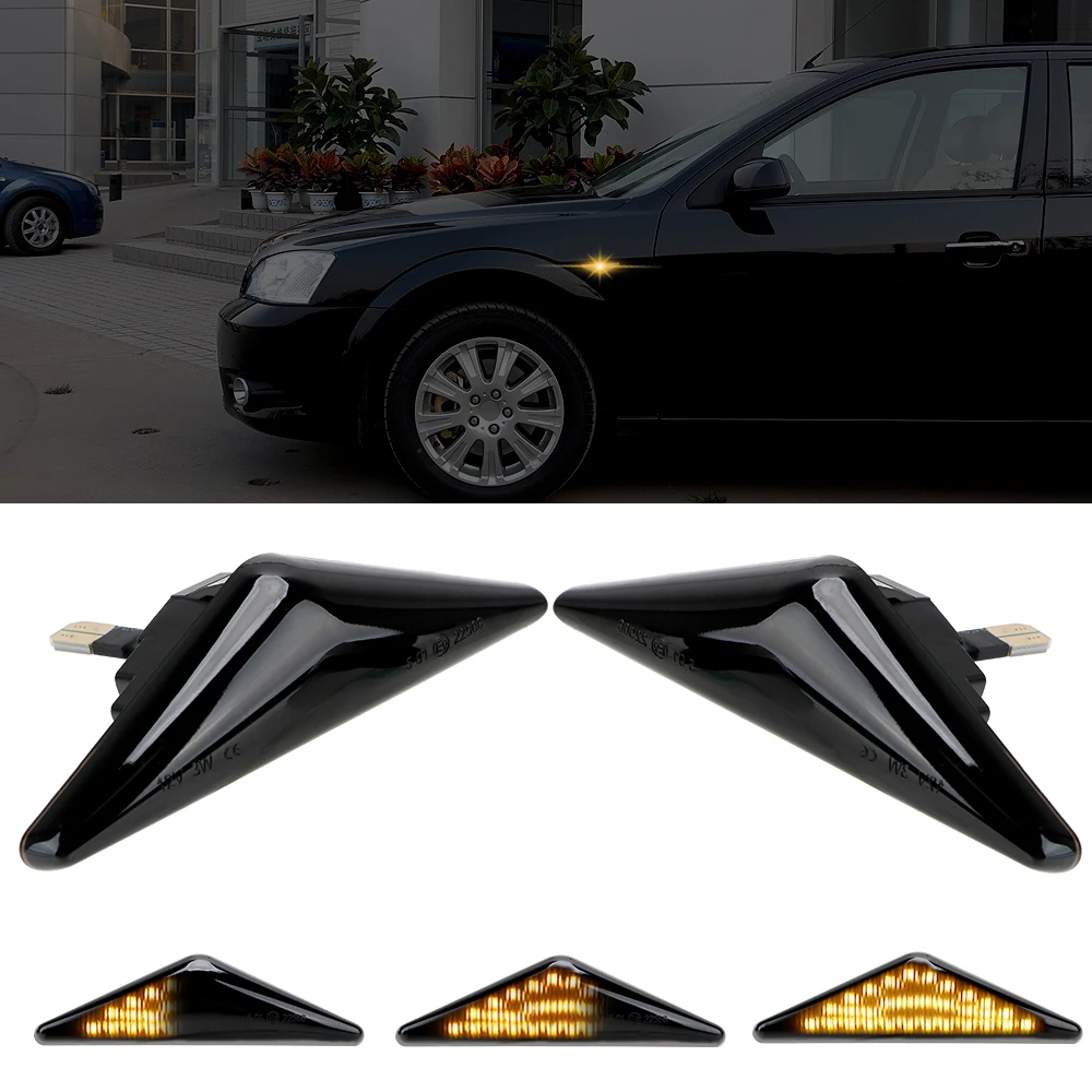 

A Pair 18SMD Signal Lamp Turn Signal Light Blinker Light Flowing Water Light LED Car Dynamic Side Marker
