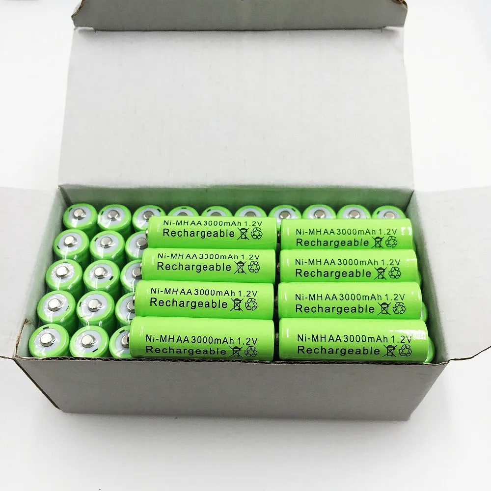 4 ~ 20 шт 1 2V 3000 mAh NI-MH АА пре-cargado bateras recargables металл-гидридных или никель recargable AA batera para
