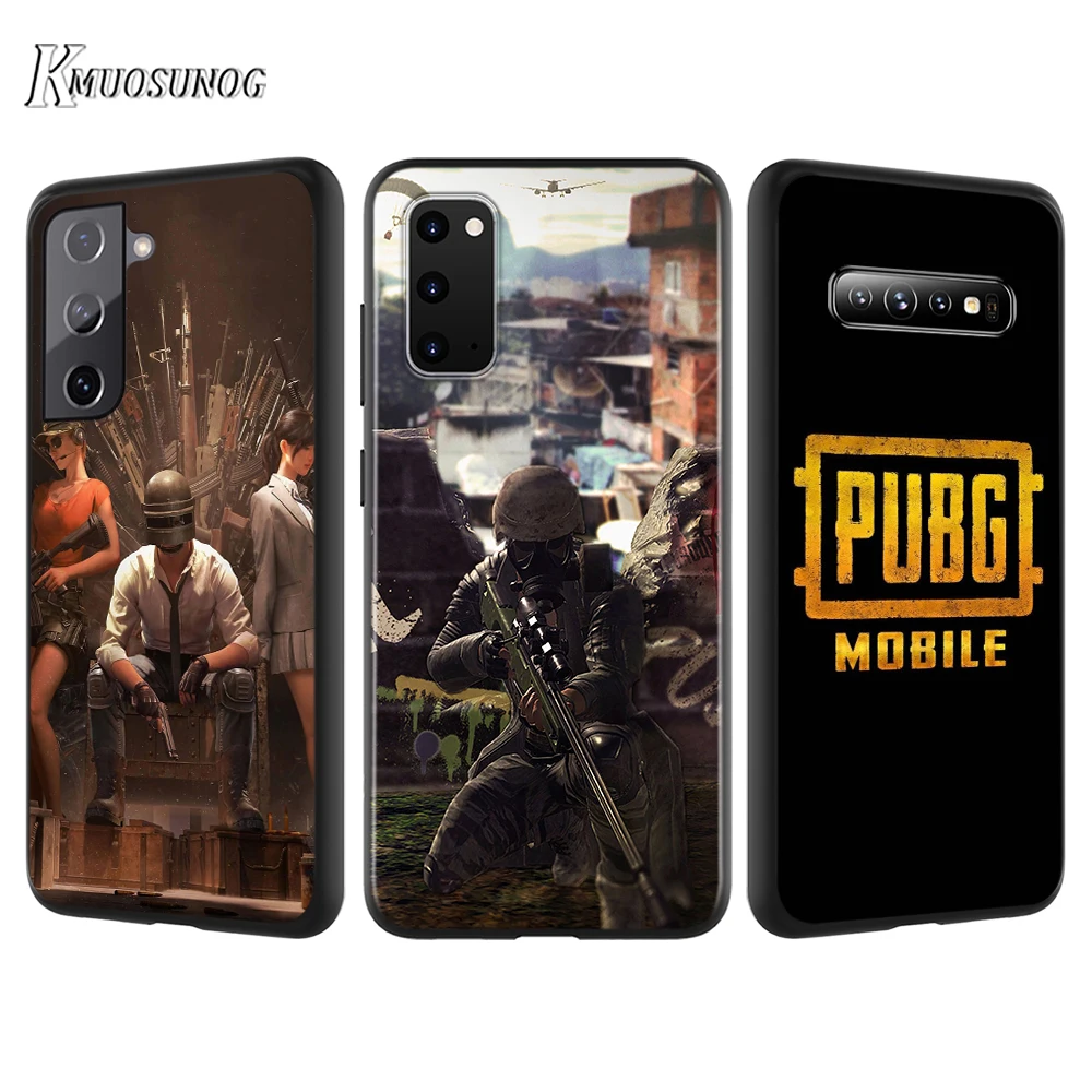 Hot PUBG Game Silicone Cover For Samsung Galaxy S21 S20 FE Ultra S10 S10E Lite S9 S8 S7 Edge Plus Phone Case
