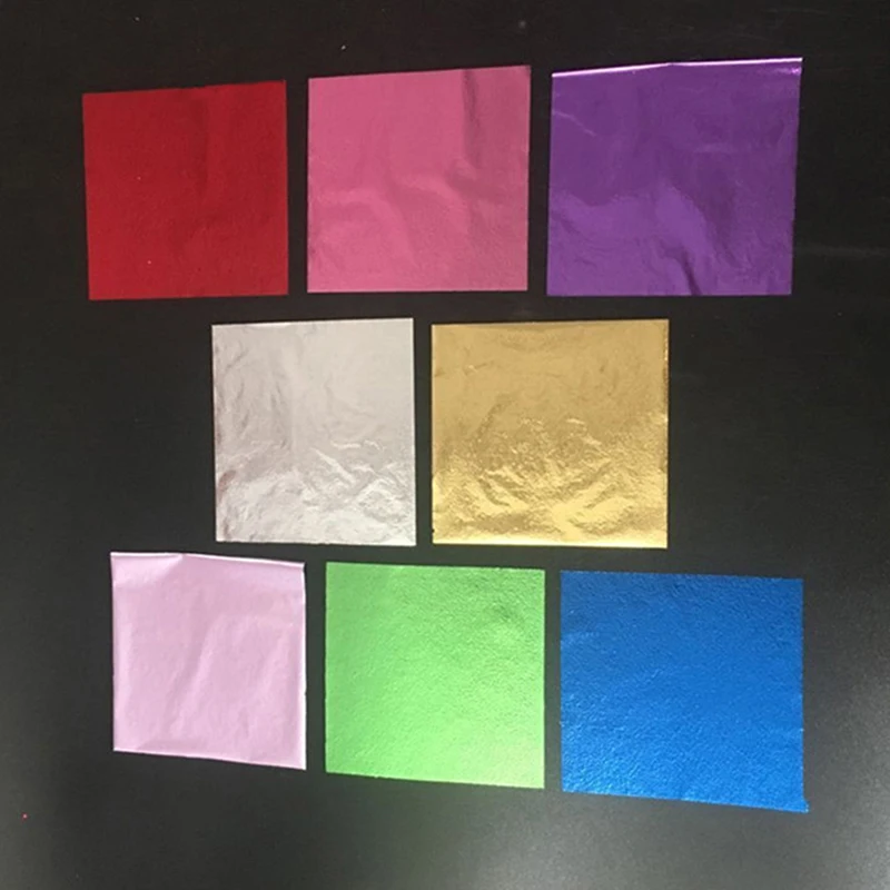 Новинка 10 шт. Имитация фольги в виде золотых листьев крафт бумага для творчества