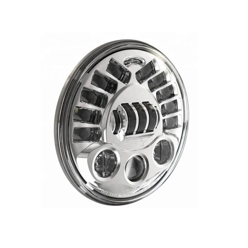 

7-дюймовый светодиодный налобный фонарь с G-датчиком и поворотным сигналом, налобный фонарь для мотоцикла Honda Yamaha