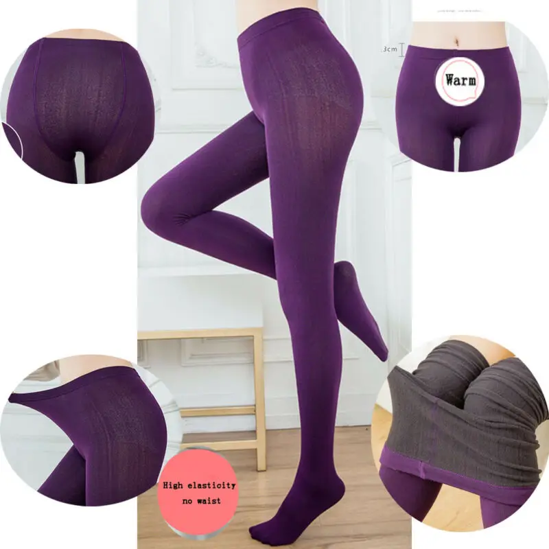 Женские теплые зимние облегающие брюки на флисовой подкладке|Колготки| |