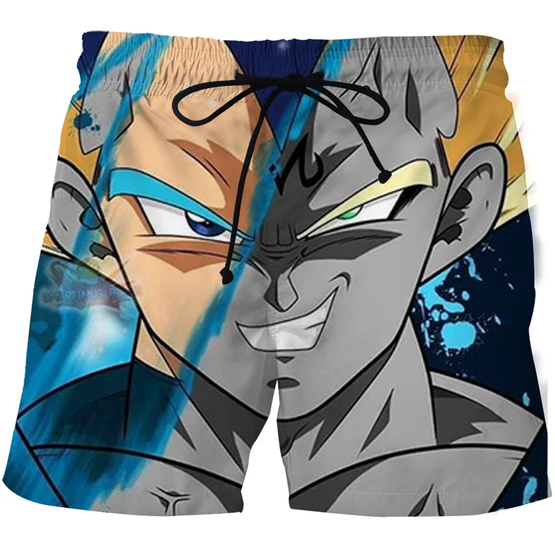 

Summer New Goku Shorts 3D printed Cartoon anime Men's Shorts swimsuit Leisure beach pants fashion shorts Bermudian short pants