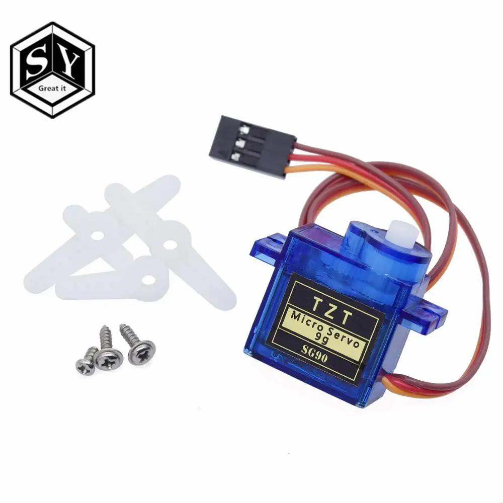 SG90 Great IT умная электроника Rc Мини Микро 9g 1,6 кг сервопривод SG90 Для RC 250 450 Вертолет самолет автомобиль Лодка SG90 Bracke - Цвет: SG90