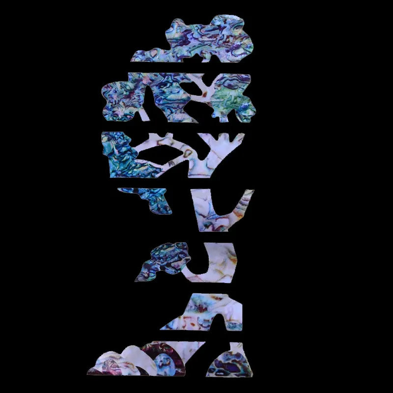 10 шт. гитара инкрустация наклейками Древо жизни гитары гриф наклейки для