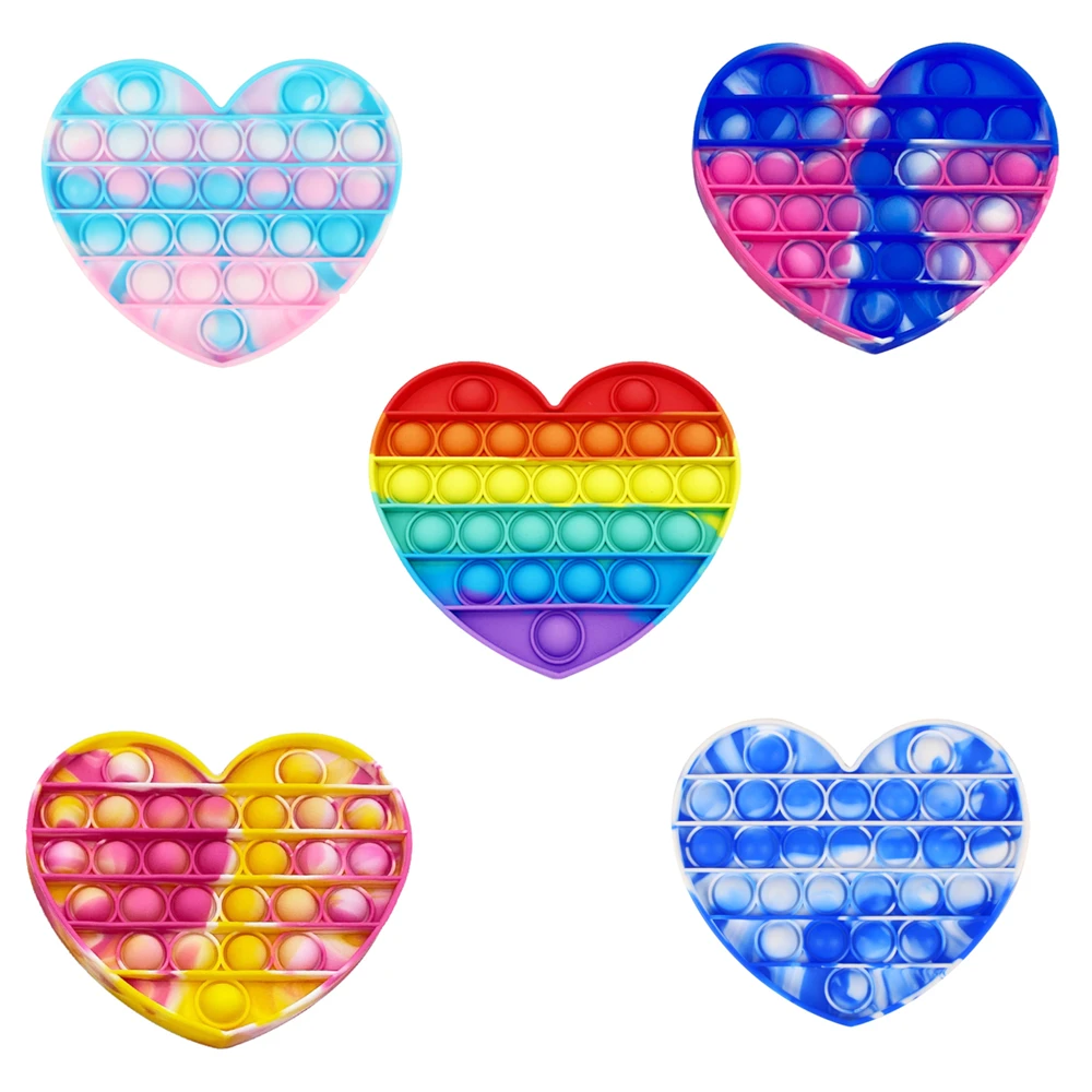 Игрушки-фиджеты пуш-поп сенсорные пузырьки умные игрушки для детей сжимаемые