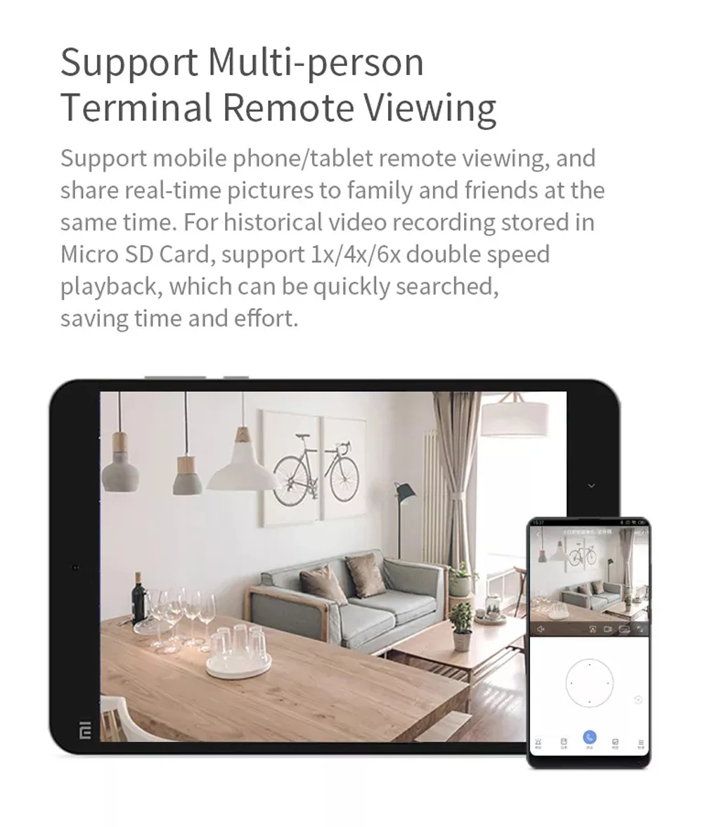 Xiaomi Mijia chuangmi xiaobay умная камера 1080P HD Цвет низкая световая технология ночная версия беспроводной Wifi приложение для умного дома