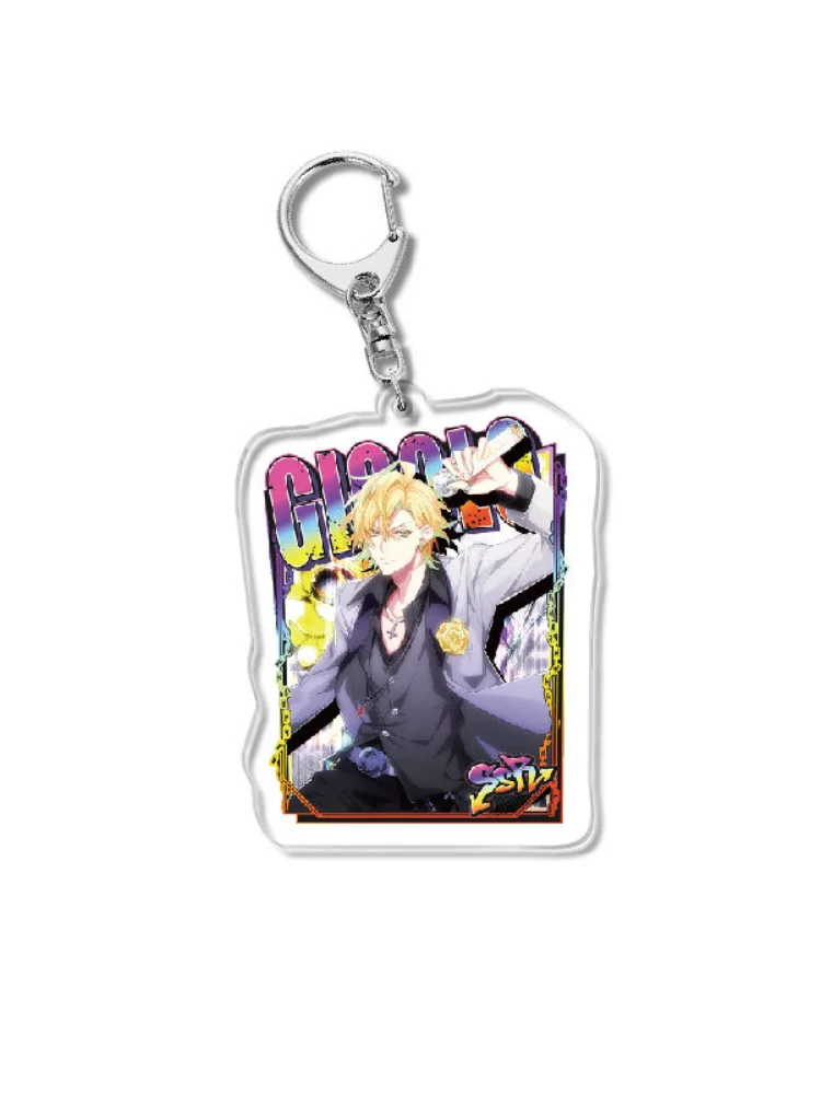 Брелок для ключей с аниме гипнозом микрофоном делением сражением рэп амемура