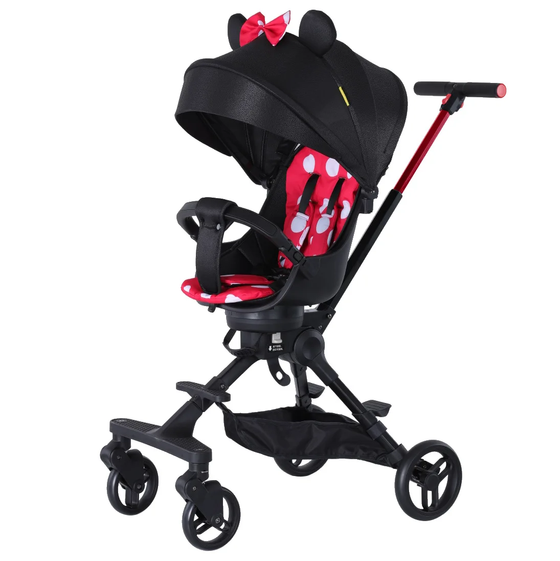 

Baby Stroller Ultra Light Folding High Landscape Can Sit or Lie Umbrella Newborn Adjustment Angle Trolley Pram Multi-Functional