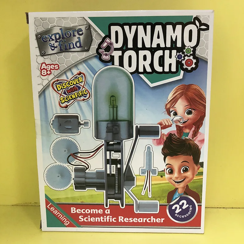 Flashlight Lab Toy Education Series Physics Generator Children Experiment Circuit Teaching Science Projects for Kids stem toys | Игрушки и