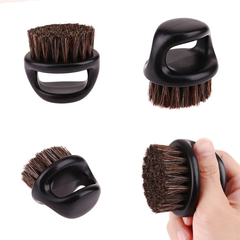 

Men Beard Brush Mustache Shaving Brush for Hairdressing Salon Facial Hair Sweep Comb Barber Neck Face Duster