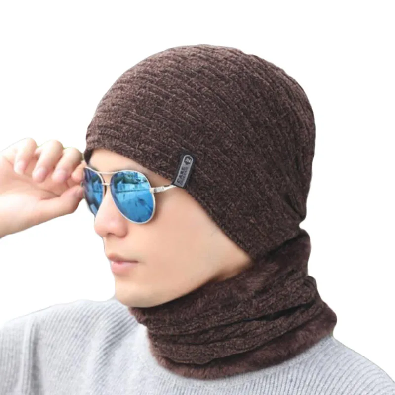 Зимние шапки для мужчин и женщин вязаные шапочки Кепка Gorras капот в Риге бархатная черная Повседневная шапка мужские уличные чулки для лыжников шапки