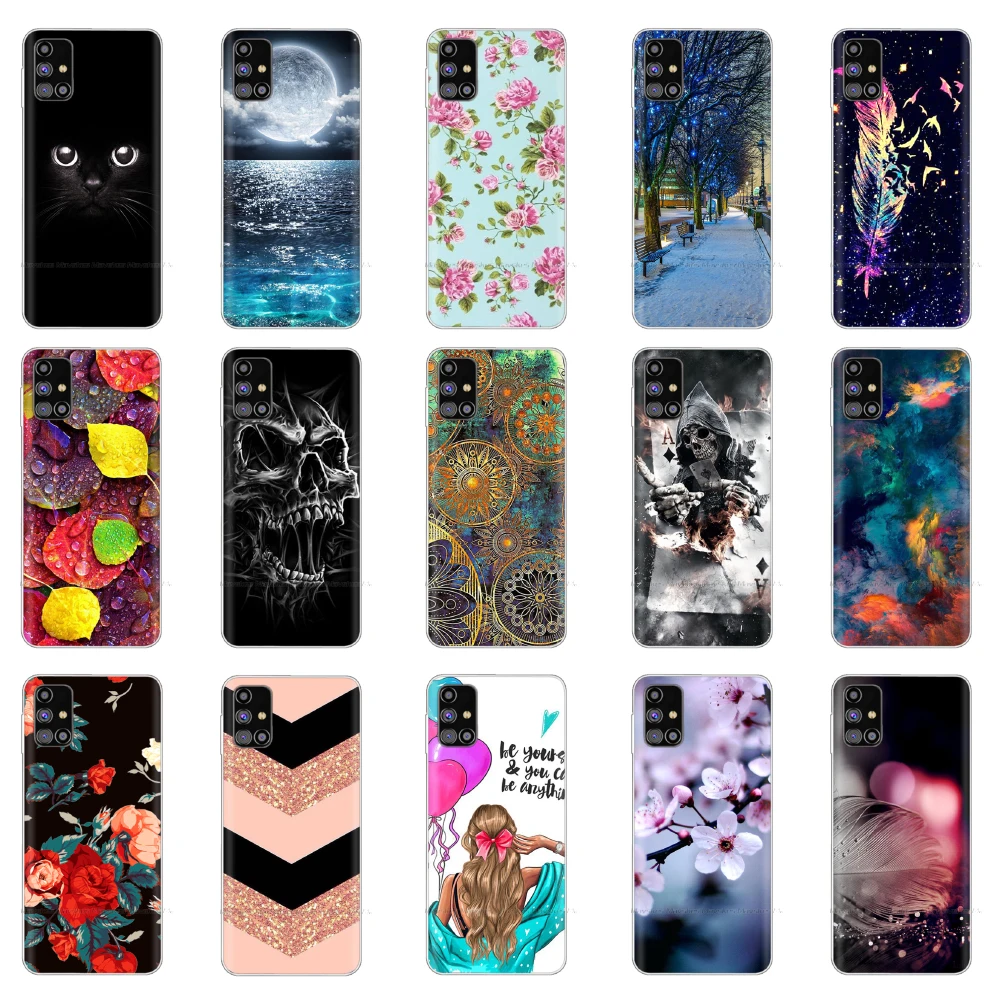 

For Samsung Galaxy M31s Case Silicone Soft Back Cover Phone Case for Samsung M31s SM-M317F/DS M31 Case Cover Protective Shell