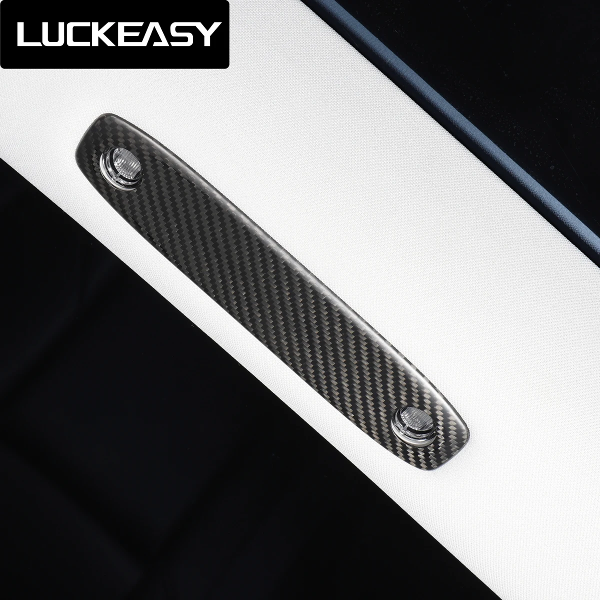 Автомобильная лампа для чтения LUCKEASY из настоящего углеродного волокна модель Tesla