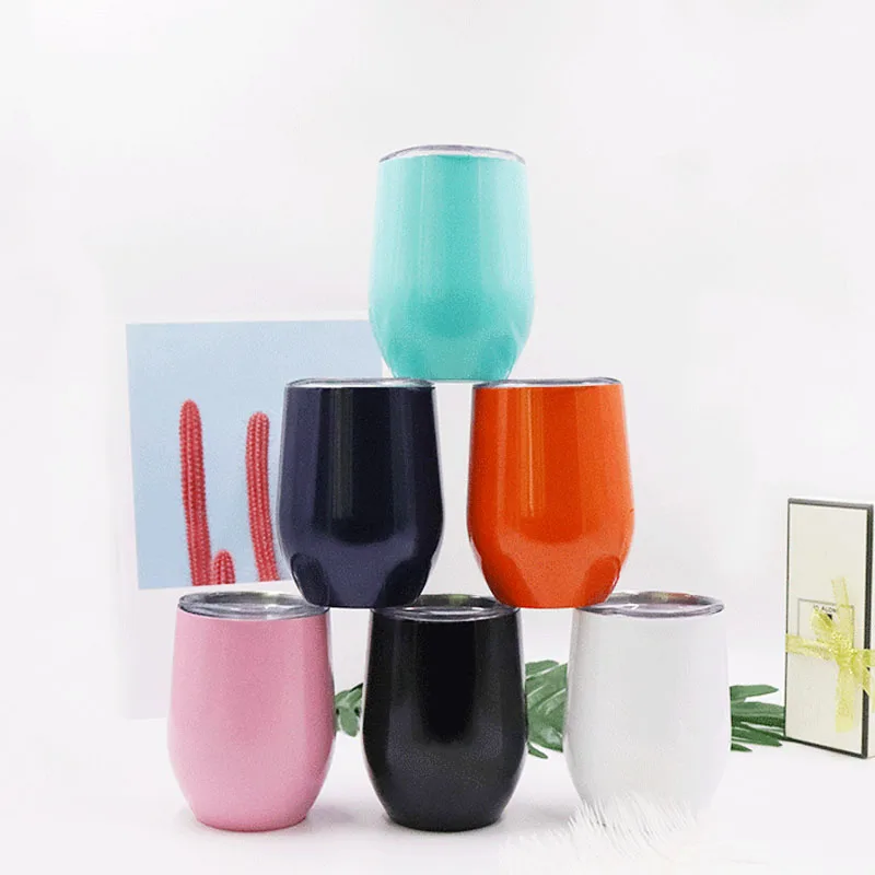 Термос чашка с двойной вакуумной изоляцией из нержавеющей стали для вина кофе