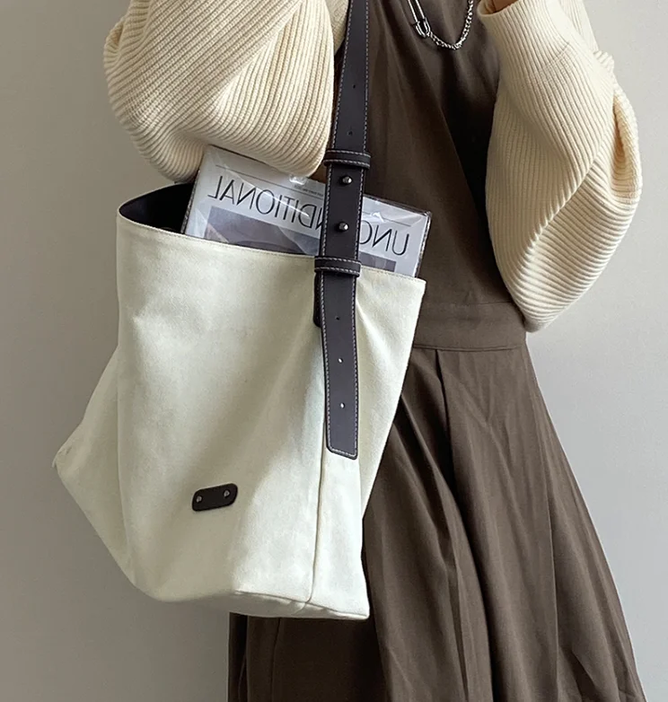 

Fashion newest women handbag large capacity tote messenger girl bag canvas women cute bag we32