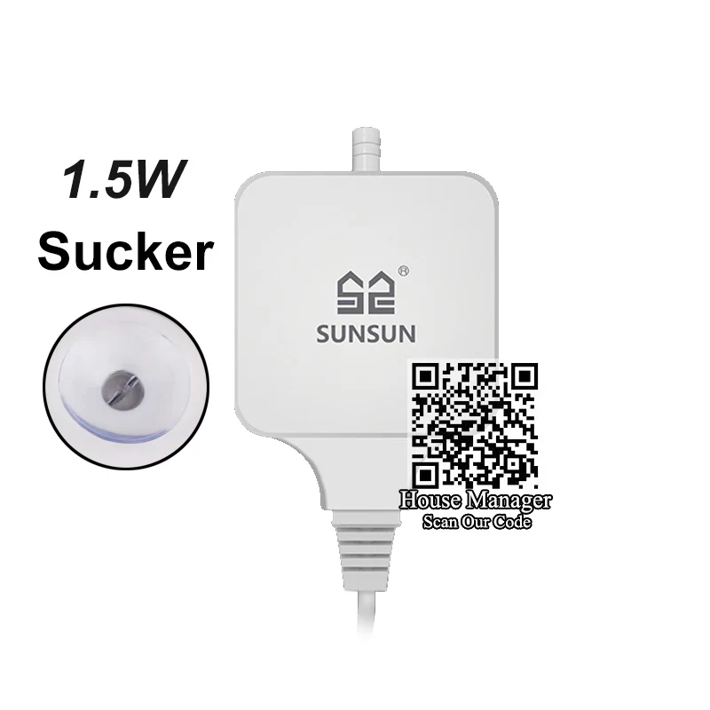 1.5W Sucker 85x48mm Мини воздушный насос висячий бак с присоской увеличивающий кислородный насос немой низкий звук, воздушный компрессор пузырьковый камень пузырьковый для мини аквариума - Цвет: 1.5W Sucker 85x48mm