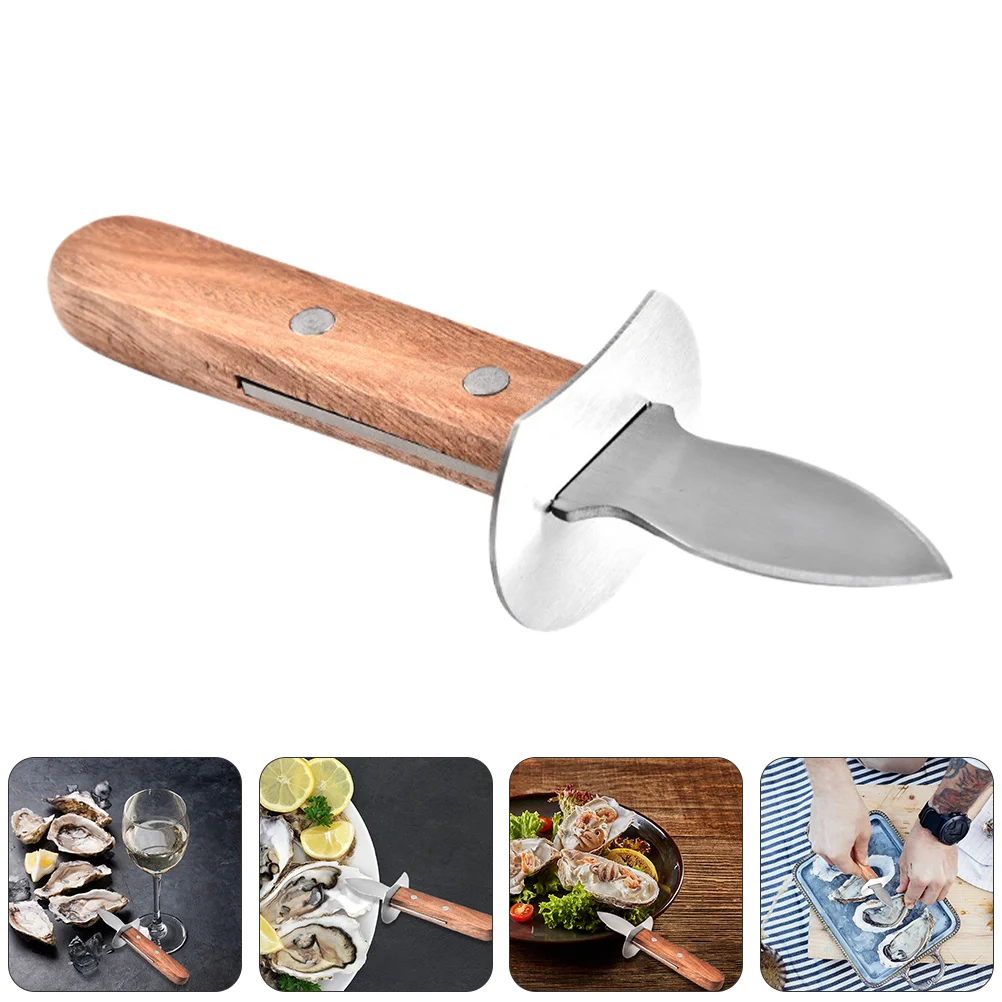 

1Pc Stainless Steel Oyster Shucking Cutter Shellfish Opener Oyster Shucker Tool