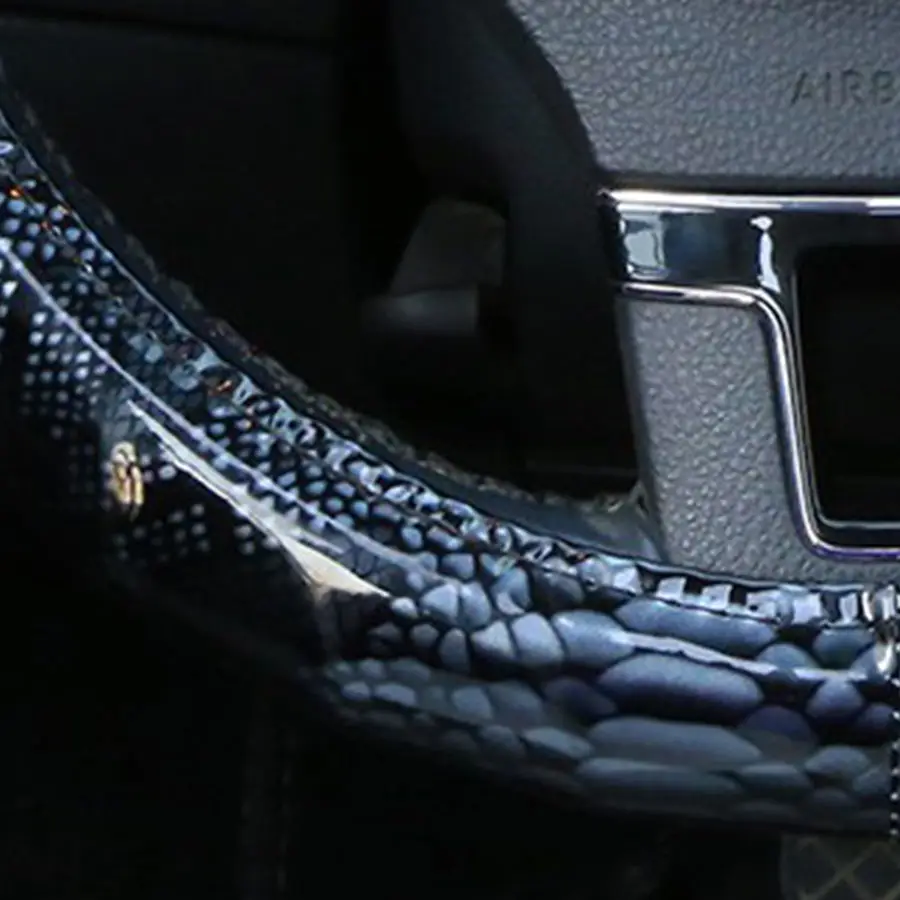 

High Quality Sport Luxury 38cm Luxury Steering Wheel Cover For Auto Car SUV