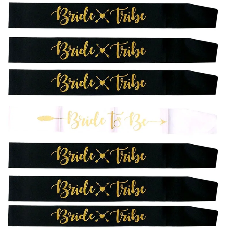 7 шт./компл. пояс для невесты короткая королева Горячая мама девичник лента