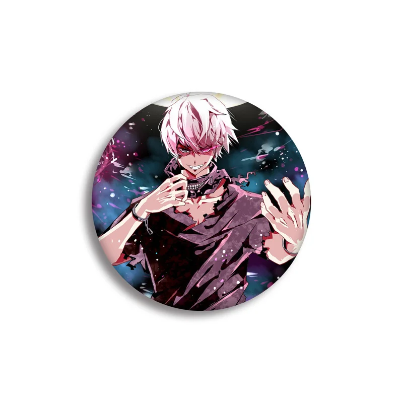 Японский аниме Токийский Гуль брошь Kaneki Ken Touka Kirishima значок косплея рюкзаки Кнопка