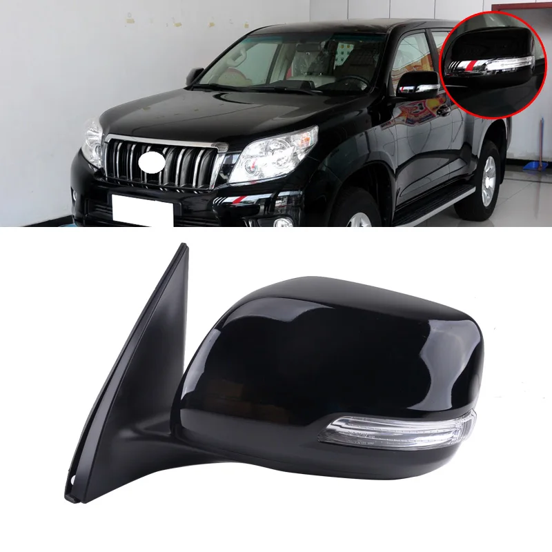 CAPQX подогреваемое зеркало заднего вида с светодиодный поворотным сигналом для LAND