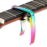 flanger colorful guitar capo universal zinc alloy metal quick change clamp acoustic classic electric guitar capos accessories