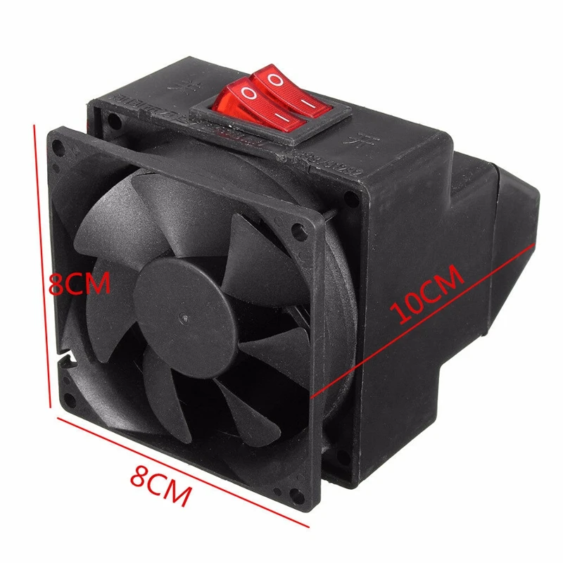 

12V Car Heating Heater Hot Fan 200W High Power Fast Warmer Adjustable Temperature Defroster Defogger, for Car Truck RV