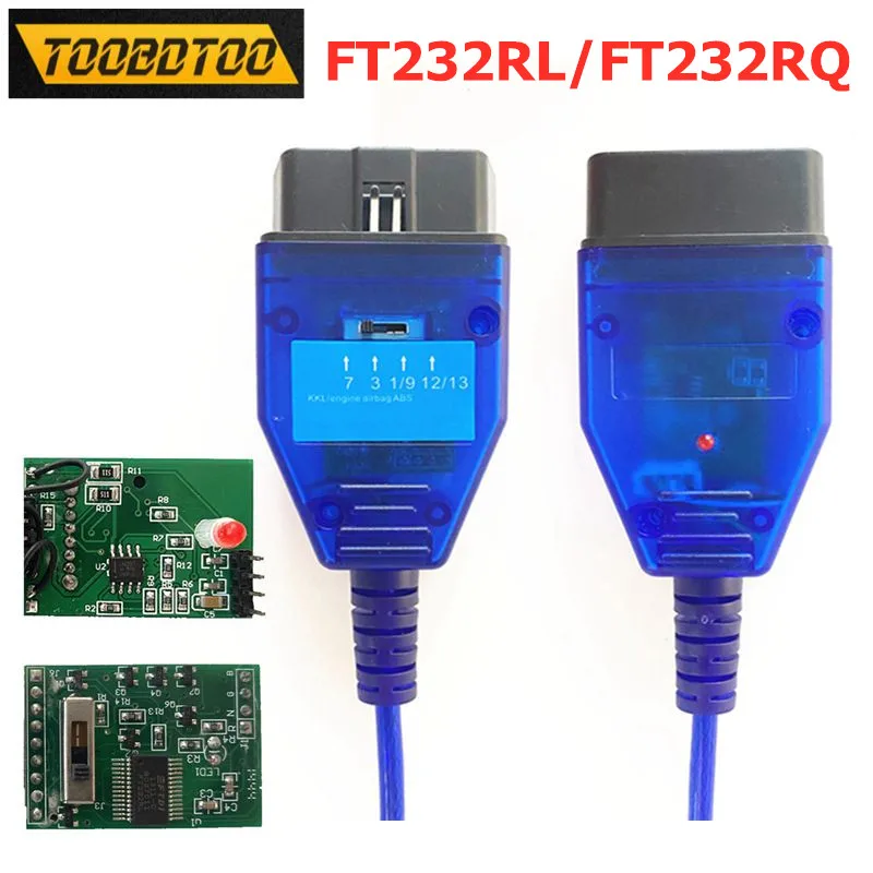 Чип FTDI FT232RL FT232RQ для Fiat VAG 409 KKL автомобильный диагностический интерфейс OBD2