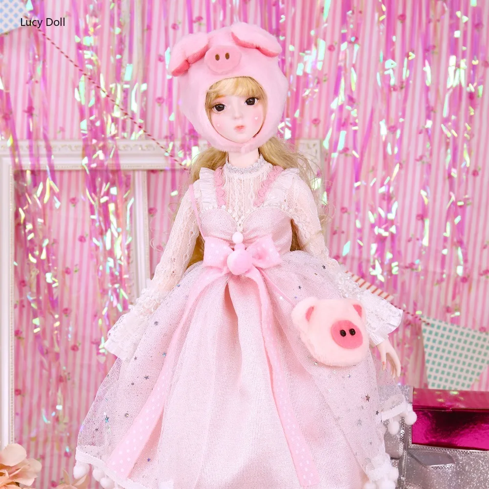 Шарнирная кукла Dream Fairy 1/3 62 см свинка с нарядной обувью AI YoSD MSD SD Набор игрушек