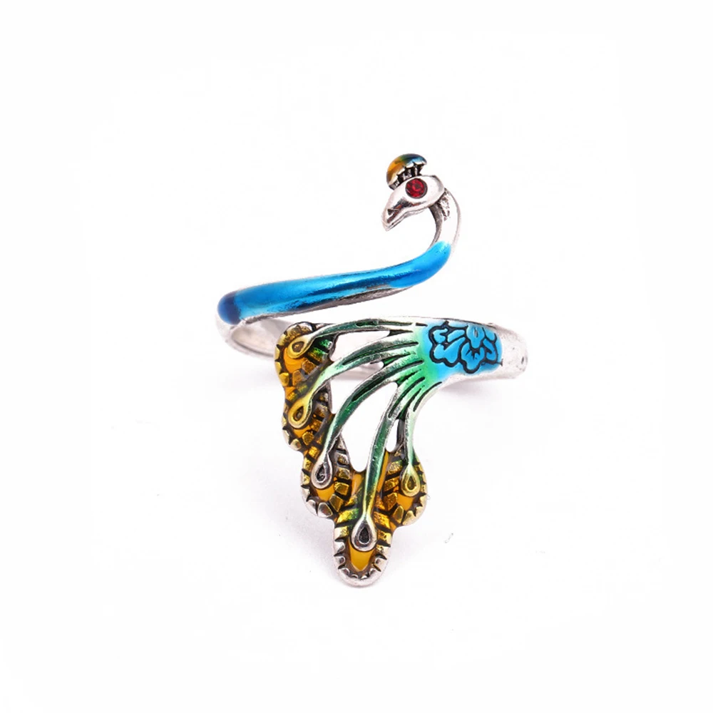 1 шт. Регулируемая вязальная петля винтажный вязальный крючок в форме павлина