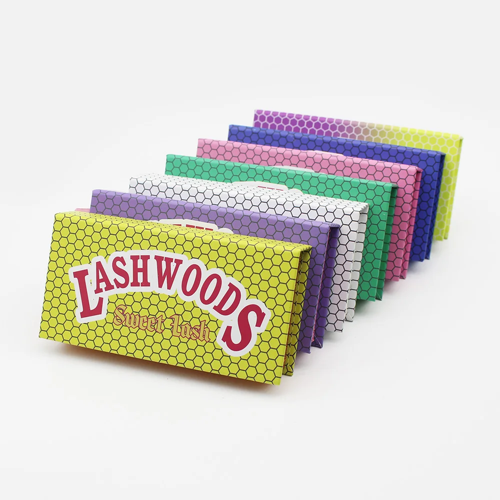 

White Lashwoods Eyelash Packing With Tray Mink Eyelashes 100% Cruelty Free Handmade 3D Mink Lashes Soft False Lash Makeup