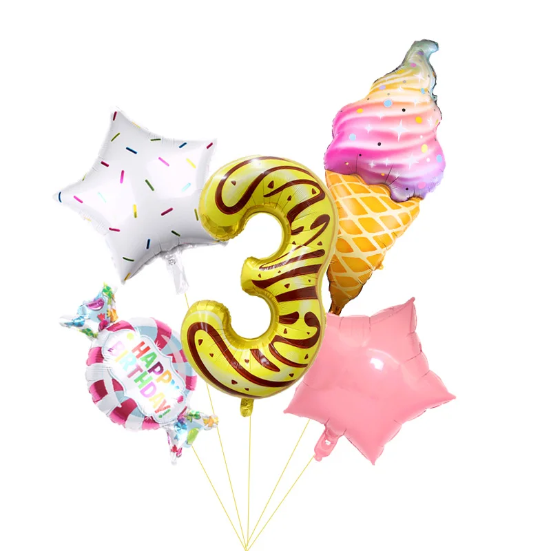 5 шт./упаковка цифры-шары для детского дня рождения | Дом и сад