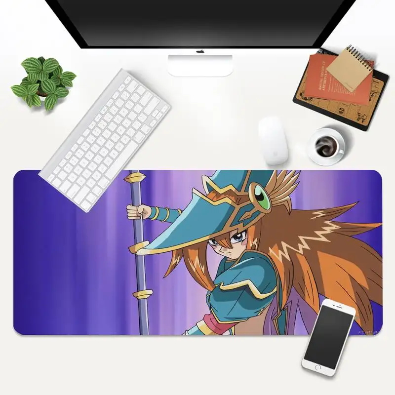 

Dragonmaid YuGiOh Gamer Speed Mice Retail Rubber Mousepad Animation XL Large Gamer Keyboard PC Desk Mat Takuo Tablet Mousepads