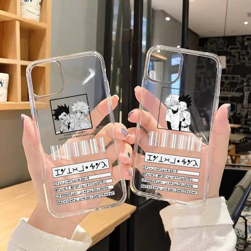 

Hunter x Hunter anime JAPAN 1 Phone Case For iphone 13 12 11 8 7 plus mini x xs xr pro max Transparent soft