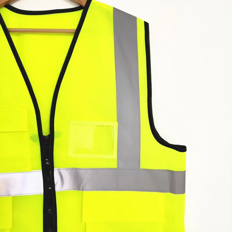 50 штук высокая видимость светоотражающий жилет куртка ткани конструкция