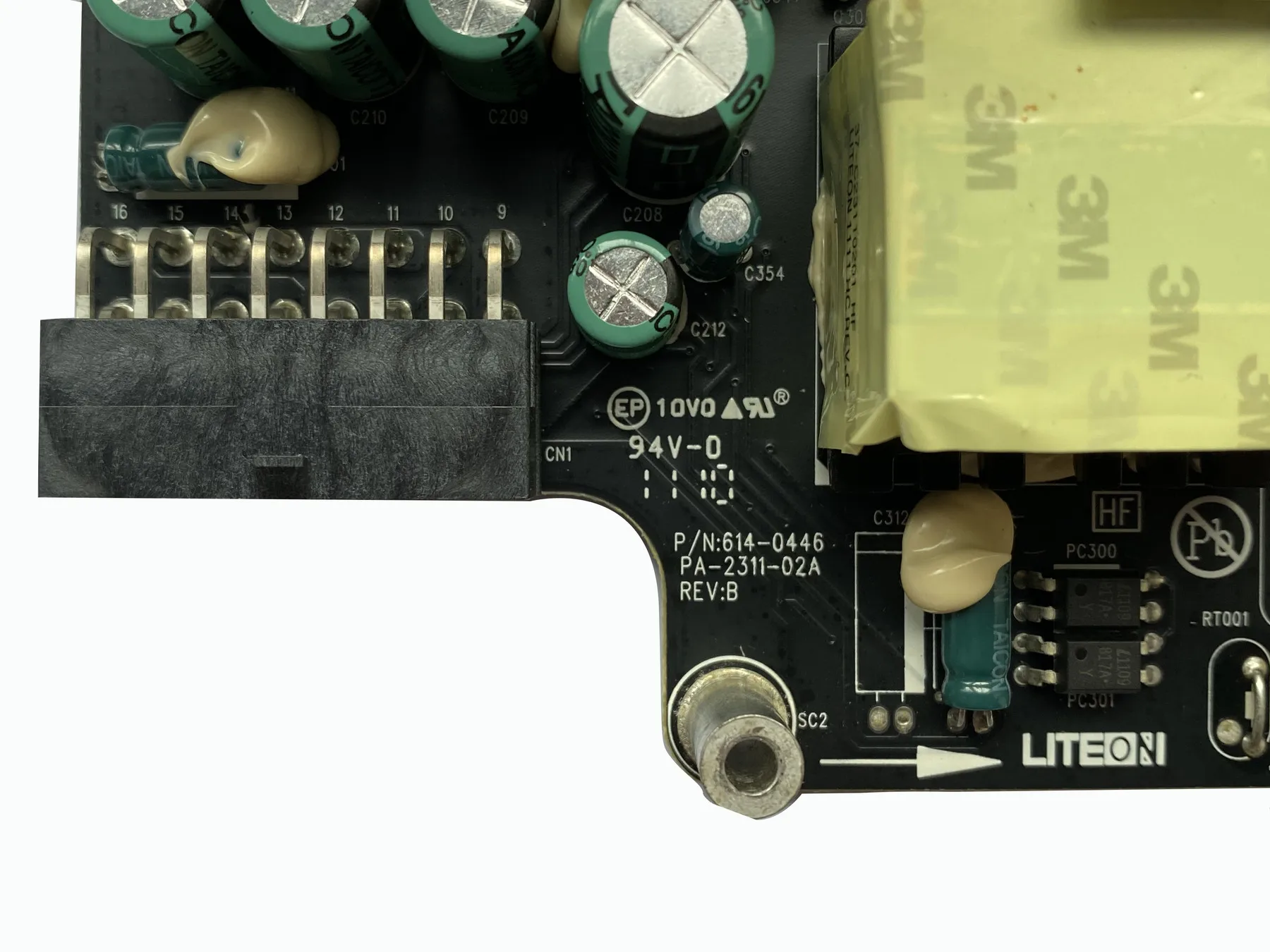 Высокое качество A1312 Питание 310W 614-0446 Для IMac 27 &quotA1312 плата питания 2009 2010 2011 ADP-310AF B