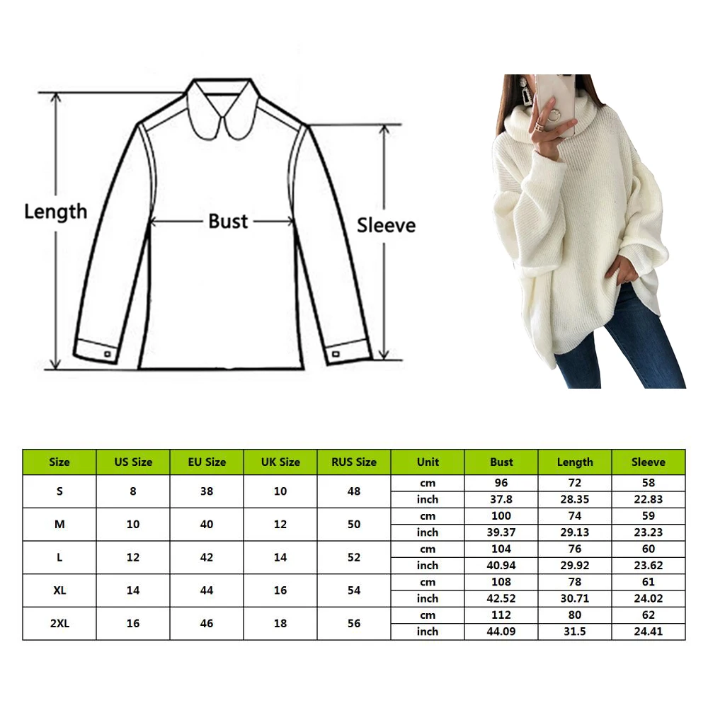 Женский вязаный свитер с высоким воротом теплый воротник шарфа пуловер длинным