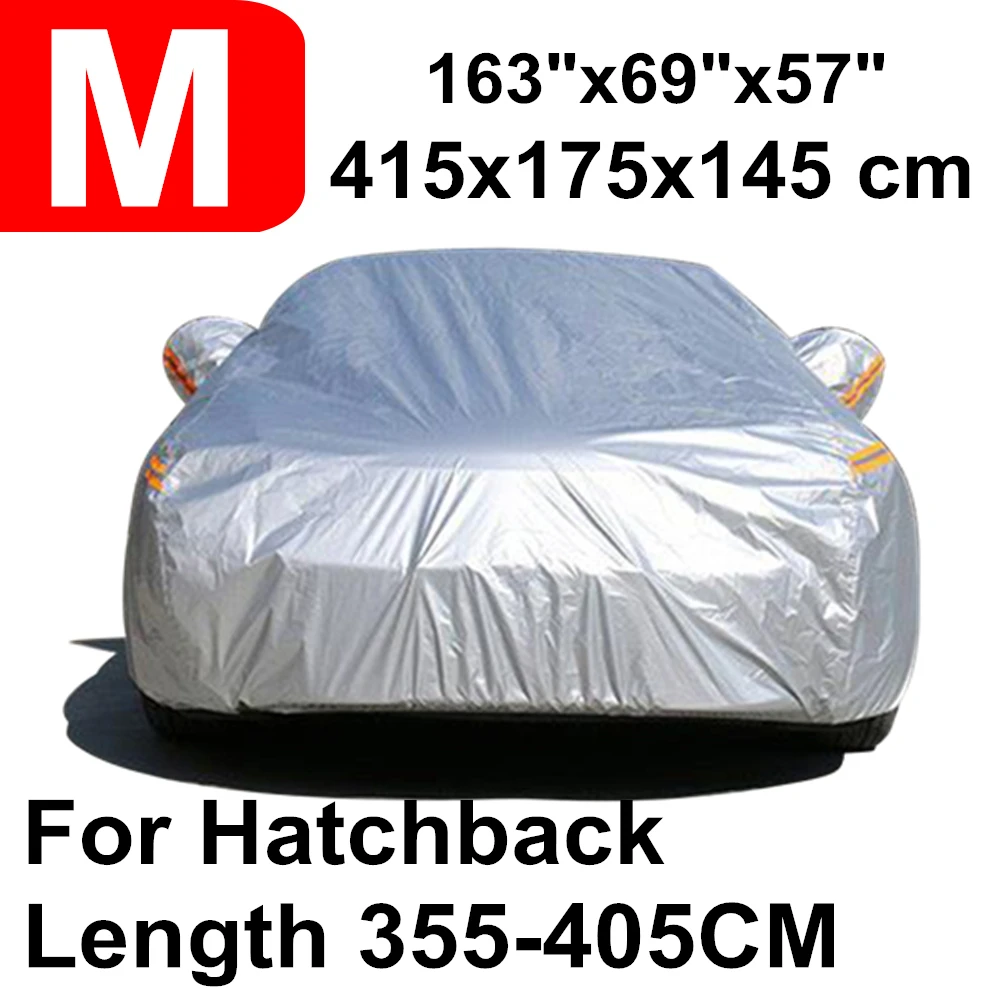 

415X175X145cm 190T Taffeta Water Rain Proof Sun Proof Car Cover Full Season Garden Outdoor Protector Covers Automobile Case D40