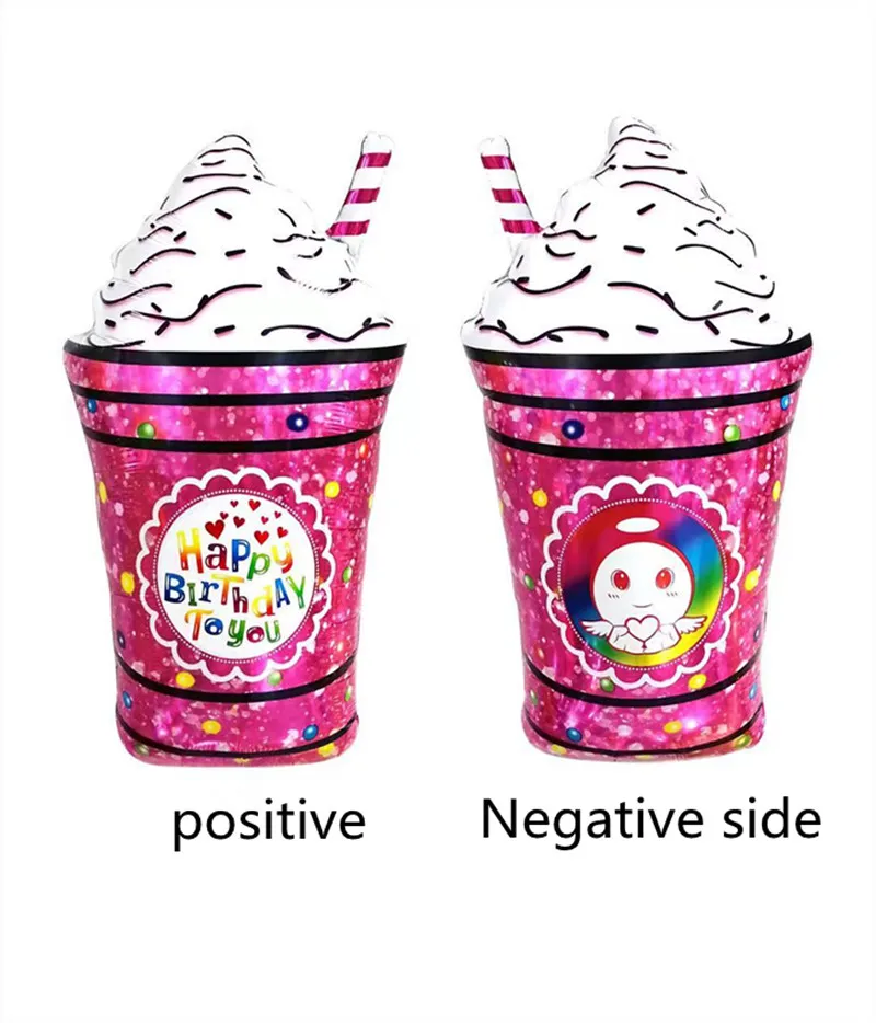 Летние милые воздушные шары из алюминиевой пленки серии мороженого детская