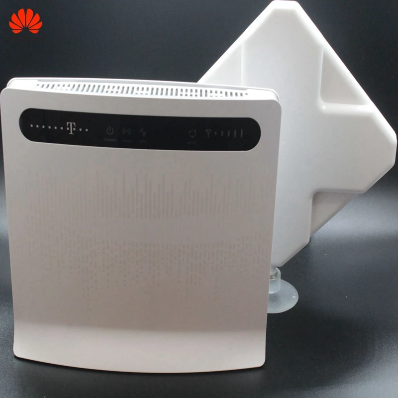 Разблокированный huawei B593 B593s-12 Plus антенна 4G LTE 150 Мбит/с CPE маршрутизатор с sim-картой слот 4G LTE WiFi маршрутизатор с 4 Lan портом PKB310