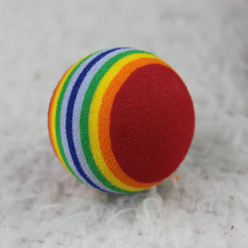 Смешная игрушка для питомца детские игрушки собак и кошек 3 5 см радужные